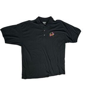Maryland black crab flag logo polo shirt cotton men 2xl gildan short sleeve